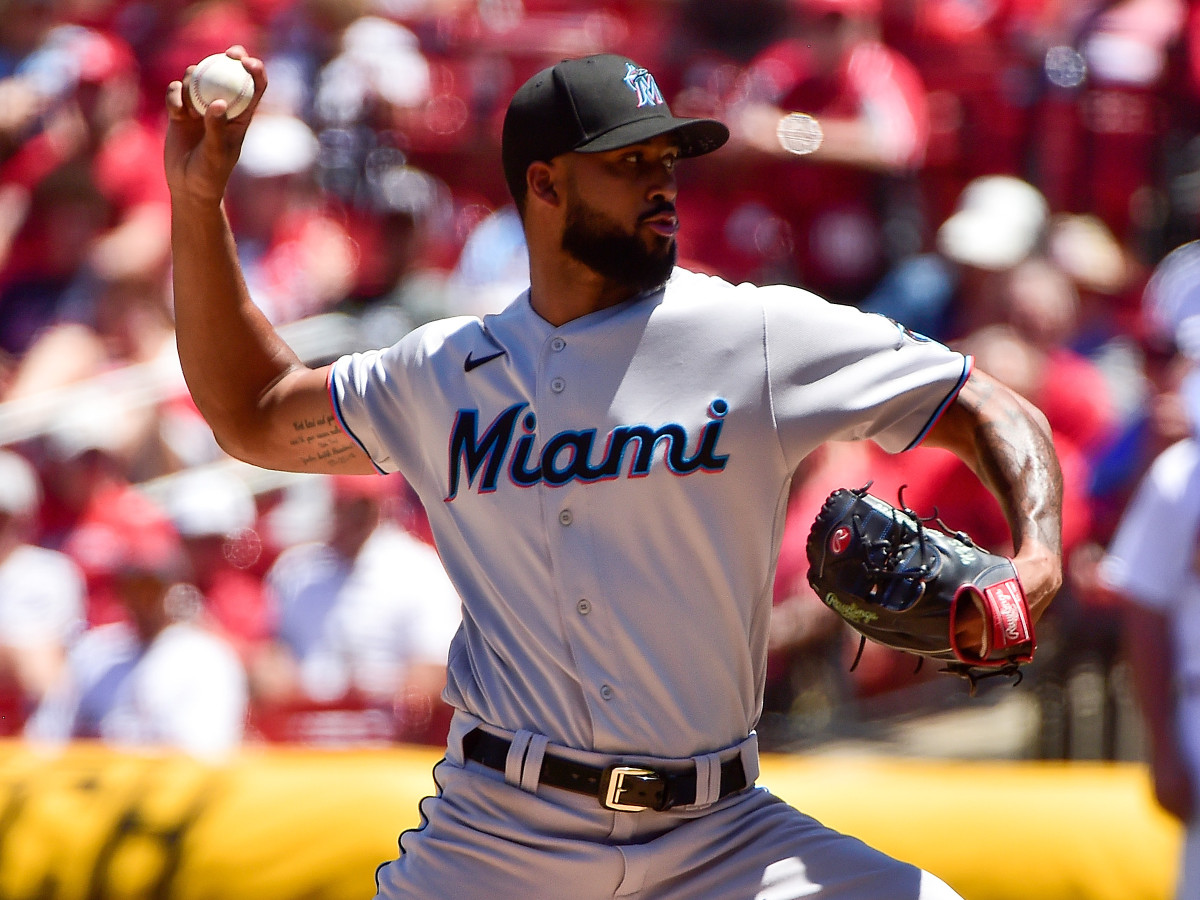 Sandy Alcantara pitches